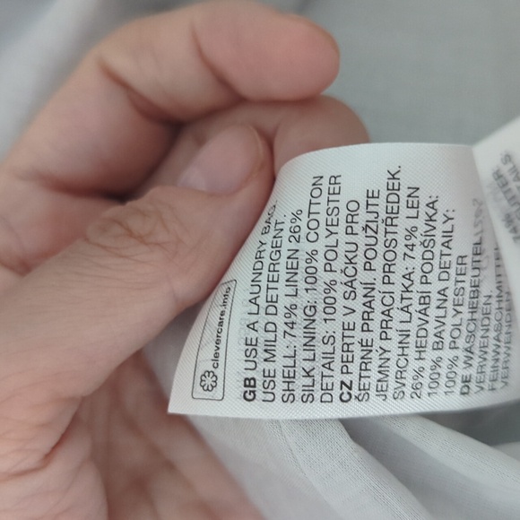 NWT & other stories linen silk dress xs - Picture 7 of 7